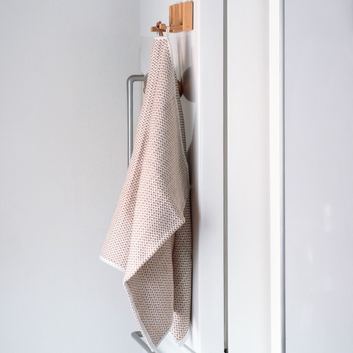 【プロキッチン別注】フコカ　キッチンクロス　モカムース　大判サイズ　46×70cm　/　Fucoca.