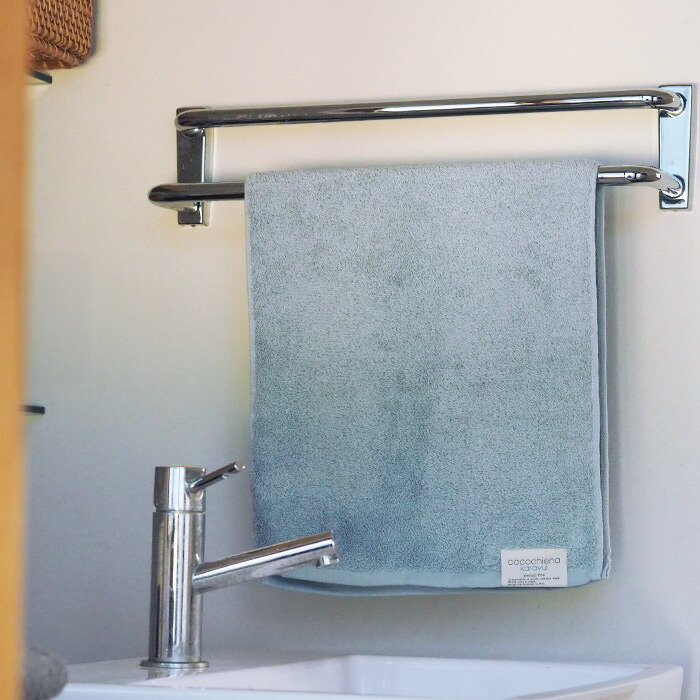 ココチエナ　カラユイ　フェイスタオル　ブルー　34×80cm　/　cocochiena