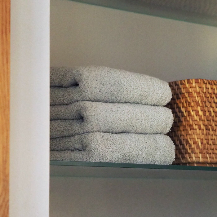 ココチエナ　カラユイ　フェイスタオル　グレー　34×80cm　/　cocochiena