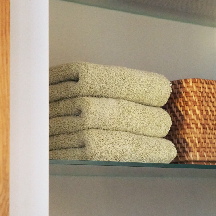 ココチエナ　カラユイ　フェイスタオル　イエローグリーン　34×80cm　/　cocochiena