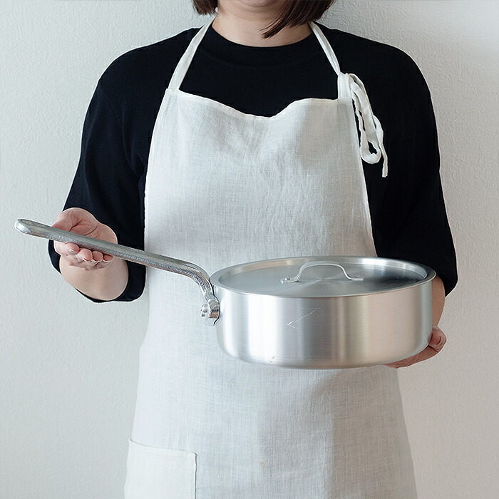 中尾アルミ製作所　アルミソテーパン　24cm  【25WS】【sp】