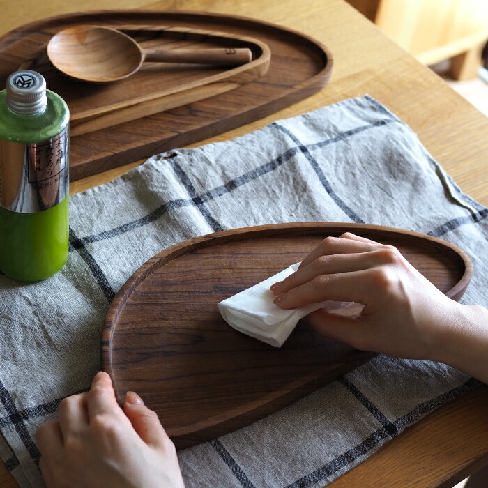 日曜雑貨　トライアングルトレー　Ｍ　チーク　/　SUNDAY SUPPLIES