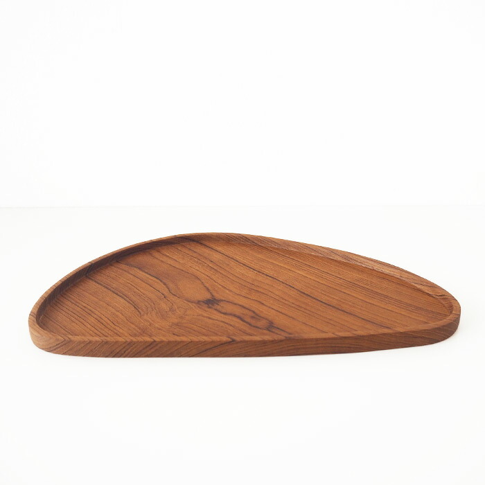 日曜雑貨　トライアングルトレー　Ｌ　チーク　/　SUNDAY SUPPLIES