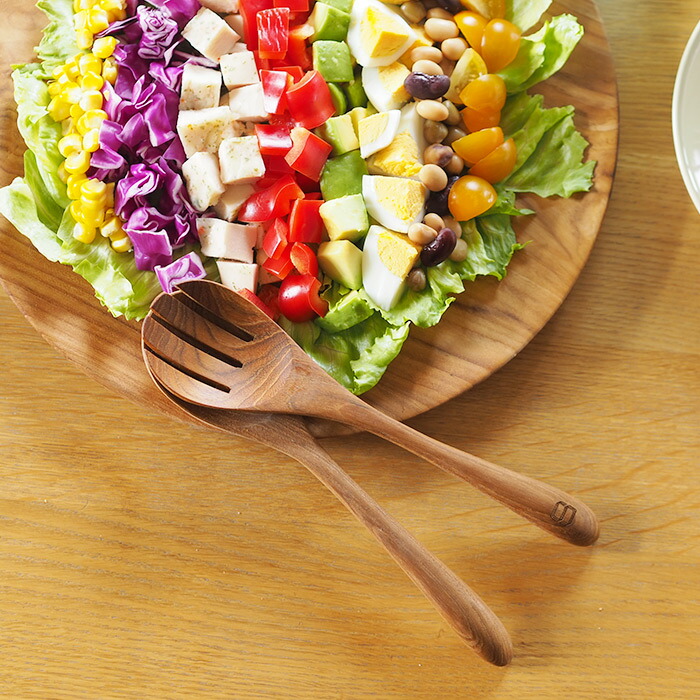 日曜雑貨　サービングフォーク　チーク　/　SUNDAY SUPPLIES