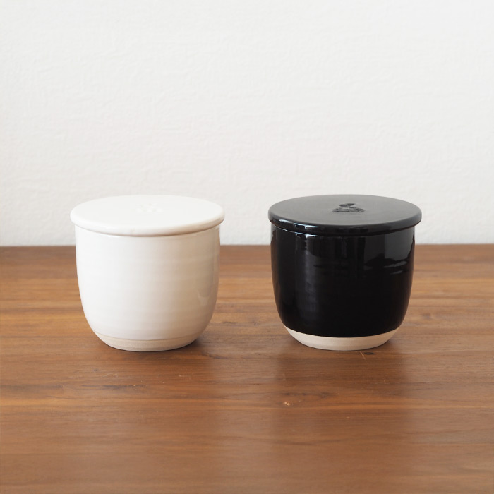 かもしか道具店　陶の飯びつ　こぶり　白