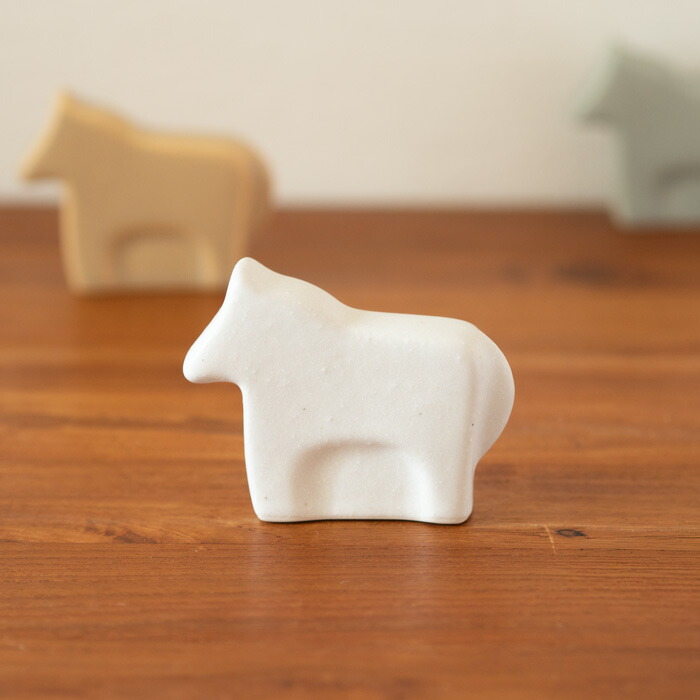 かもしか道具店　馬　白