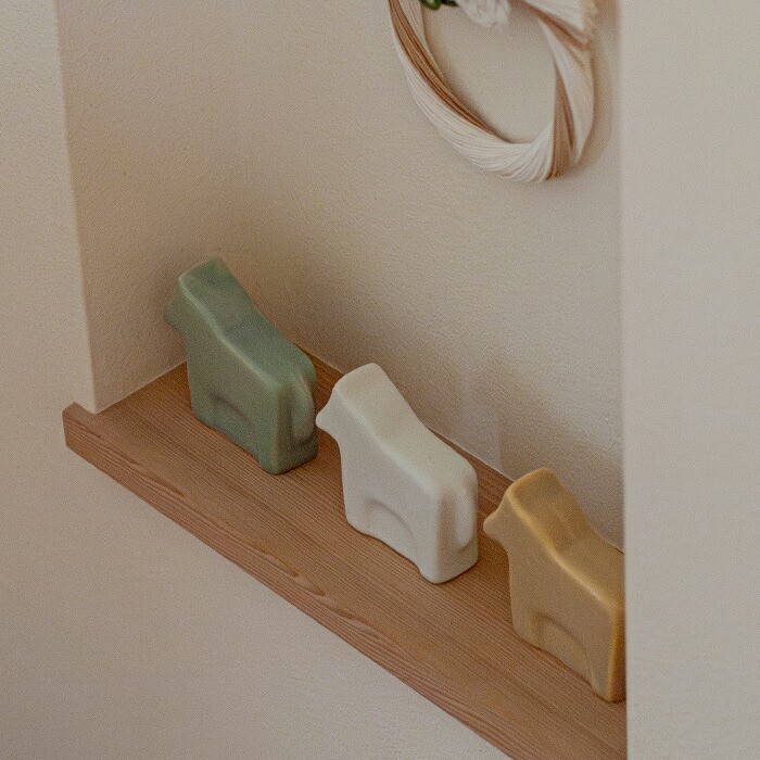 かもしか道具店　馬　ブルーグレー