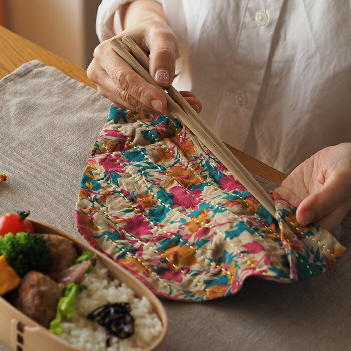 ピープルツリー　リサイクルサリー　マイ箸セット　/　People Tree　※