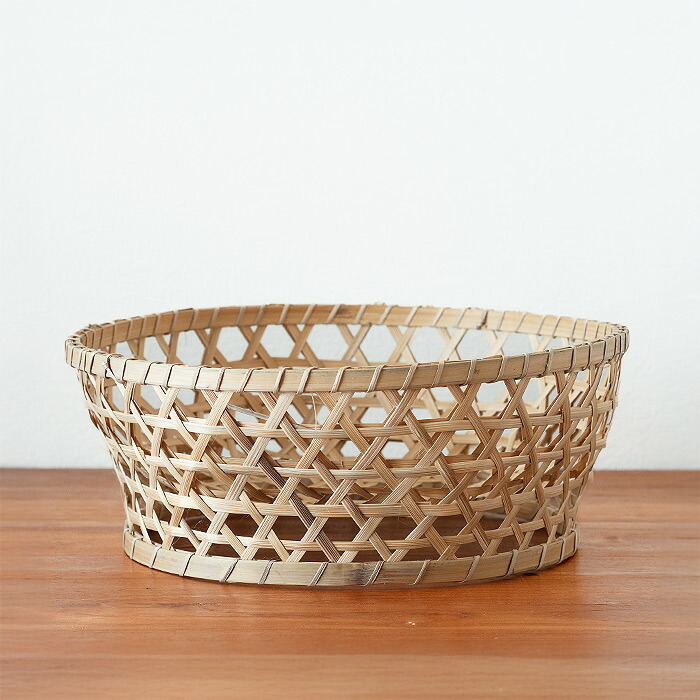 ピープルツリー　竹の手編みバスケット　/　People　Tree