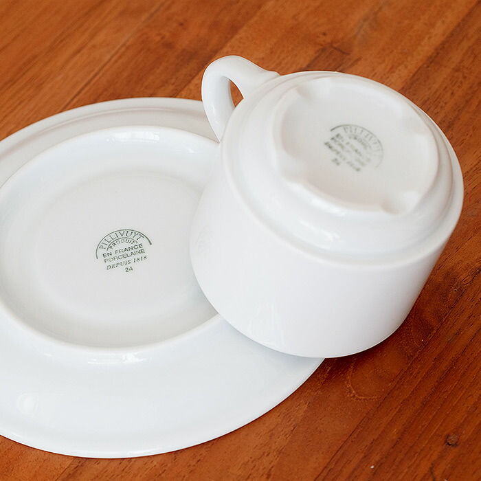 ピリヴィッツ　ヨーロッパ　ティーカップ＆ソーサー　200cc　P411　/　PILLIVUYT