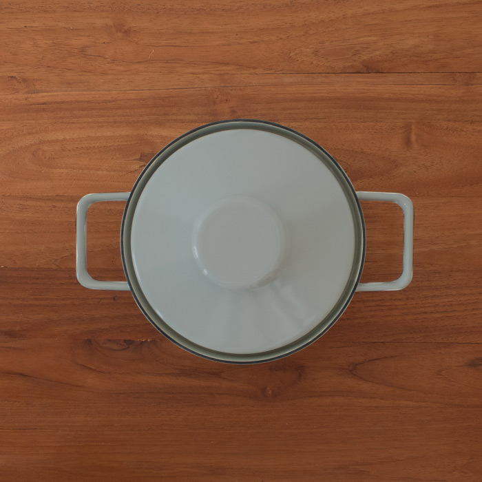 リース　アロマポット　キャセロール　20cm　ライトグレー　/　RIESS