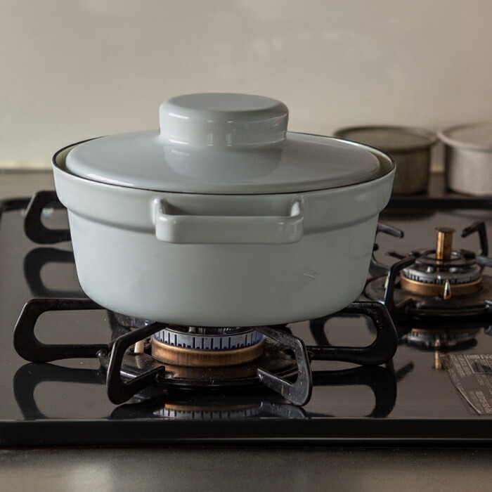 リース　アロマポット　キャセロール　20cm　ライトグレー　/　RIESS