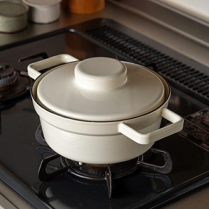 リース　アロマポット　キャセロール　20cm　ピュアホワイト　/　RIESS