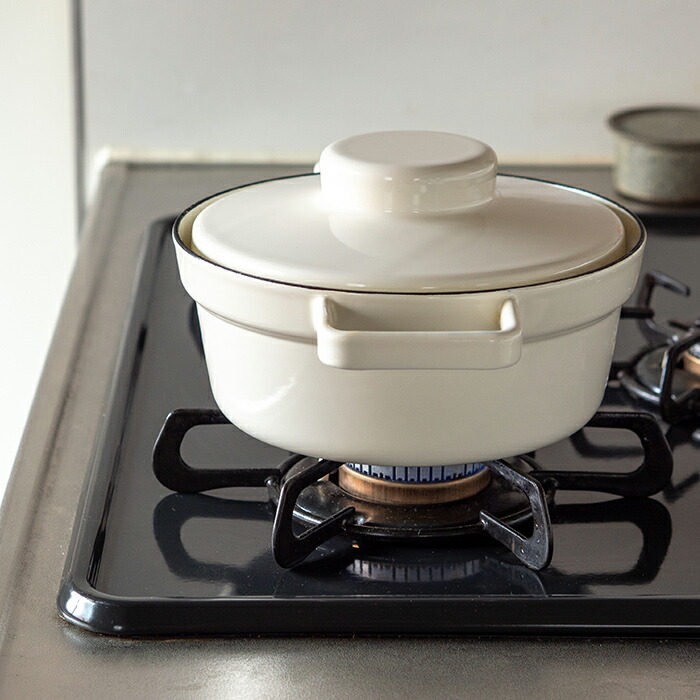 リース　アロマポット　キャセロール　20cm　ピュアホワイト　/　RIESS