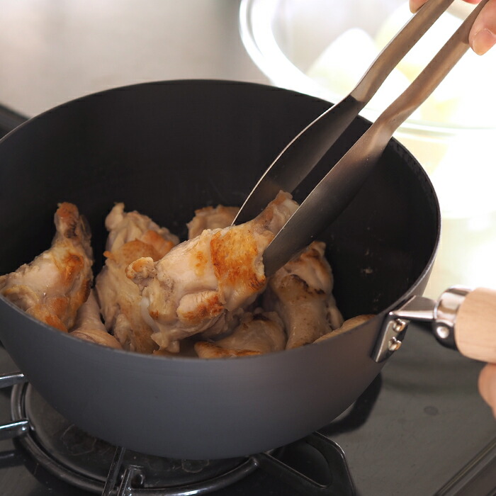 リバーライト　極　JAPAN　片手小鍋　20cm　IH対応　/　RIVER　LIGHT