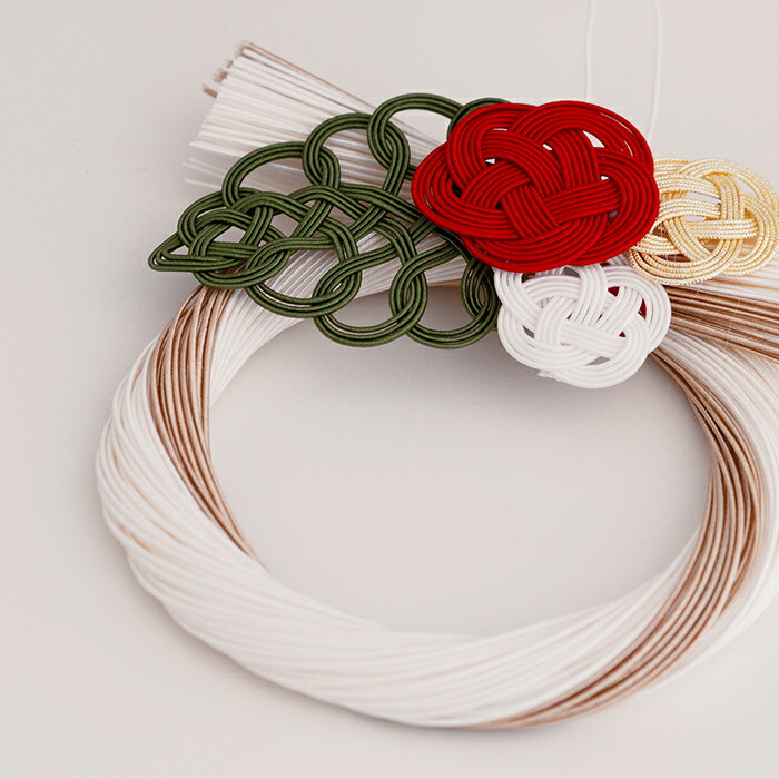 水引　正月飾り　うめ　三色 　/　KYOTO TSUNAGU WORKS