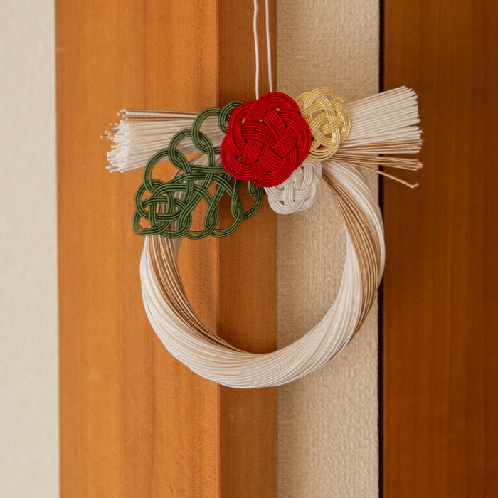 水引　正月飾り　うめ　三色 　/　KYOTO TSUNAGU WORKS