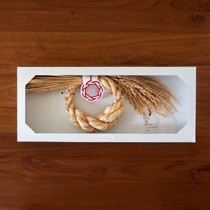 お正月飾り　稲穂　リース 　/　KYOTO TSUNAGU WORKS