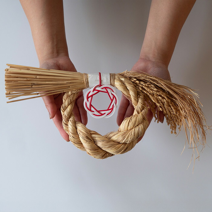 お正月飾り　稲穂　リース 　/　KYOTO TSUNAGU WORKS