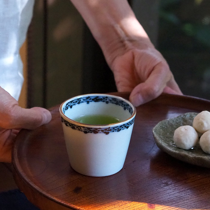 副千製陶所　渕地紋　そば猪口