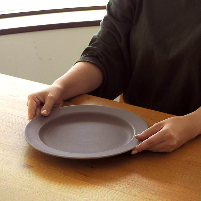 SAKUZAN　Sara　プレート　26cm　10”　ブラウン　※