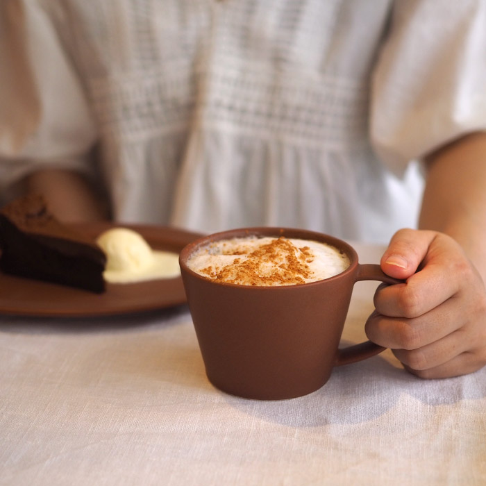 【プロキッチン別注】SAKUZAN Sara コーヒーカップ キャラメルブラウン ※