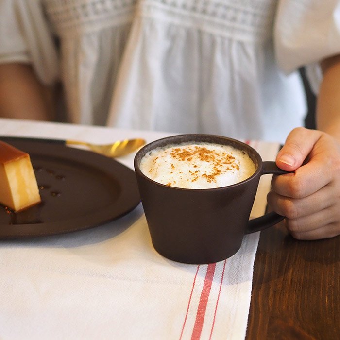 【プロキッチン別注】SAKUZAN Sara コーヒーカップ チョコレートブラウン