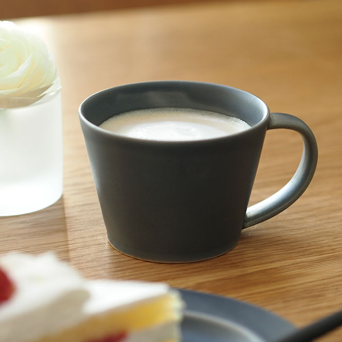 【プロキッチン別注】SAKUZAN　Sara　コーヒーカップ　ディムグレー