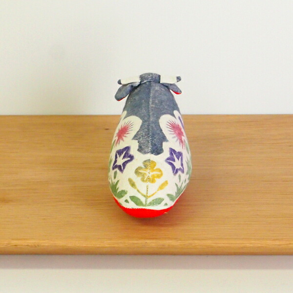 【1月より値上げ】真工藝　木版手染めぬいぐるみ　干支シリーズ・親　丑　うし