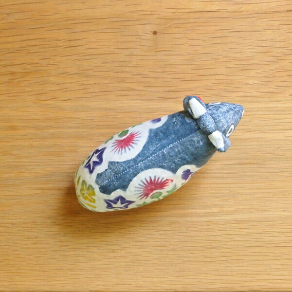 【1月より値上げ】真工藝　木版手染めぬいぐるみ　干支シリーズ・親　丑　うし