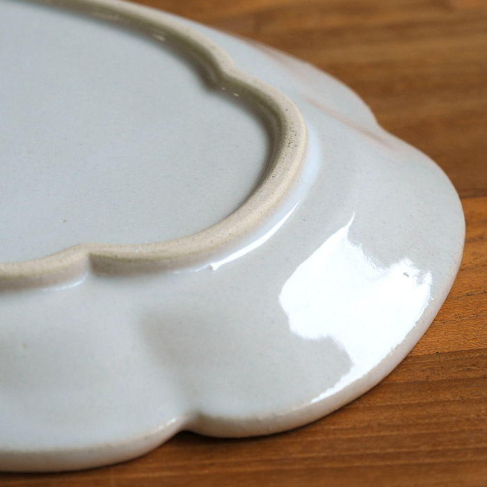 スタジオエム　リアン　焼物皿　白　/　STUDIO　M'　lien