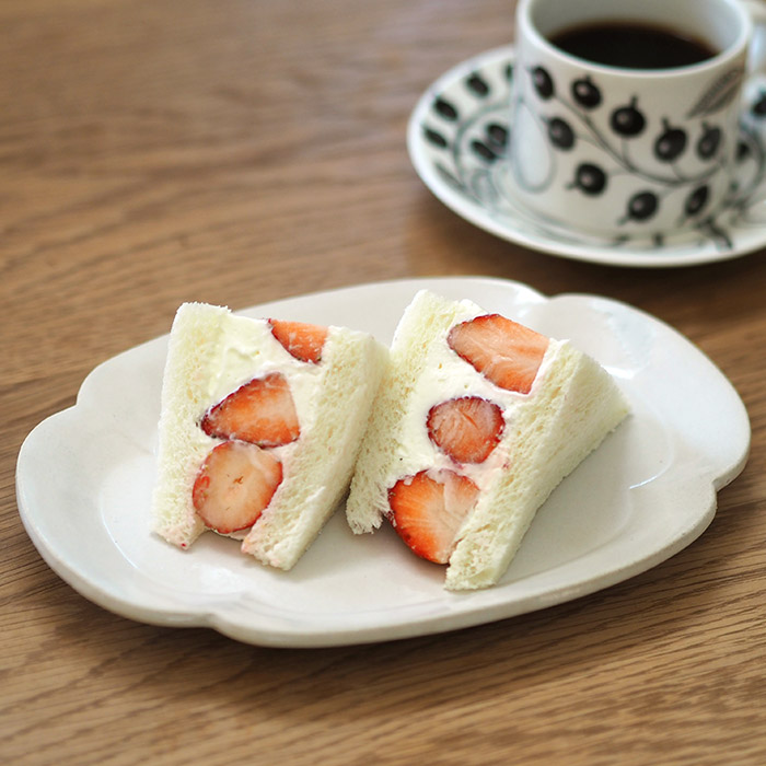 スタジオエム　リアン　焼物皿　白　/　STUDIO　M'　lien