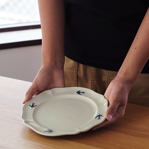 スタジオエム　アーリーバード　ラウンドプレート　L　/　STUDIO　M'　EARLY　BIRD