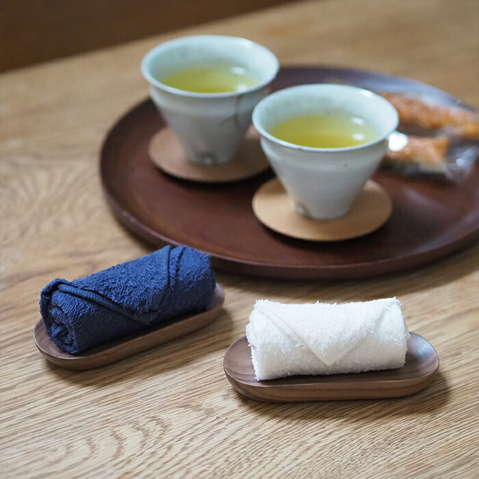 ■【プロキッチンオリジナル】【2個セット】スモールおしぼり置き　ウォールナット　/　PROKITCHEN【25WS】【ny】