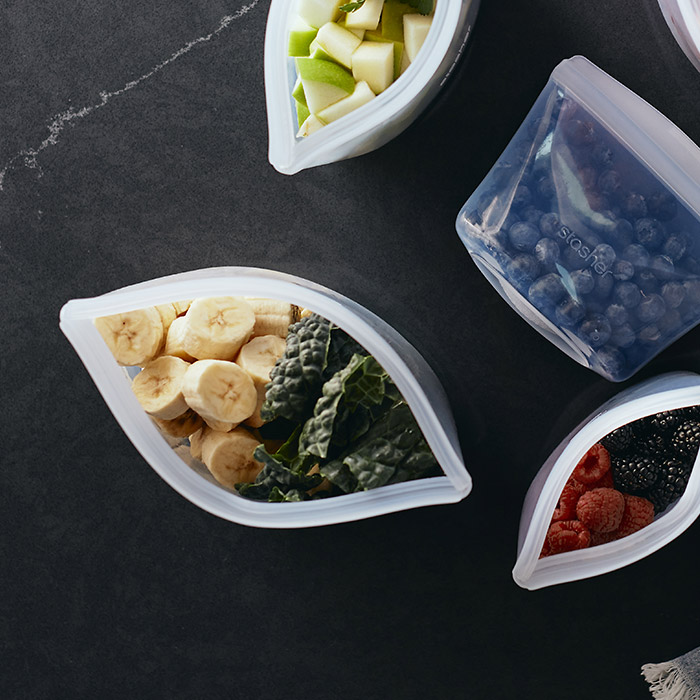 スタッシャー　シリコーンバッグ　ボウル　L　クリア　/　stasher