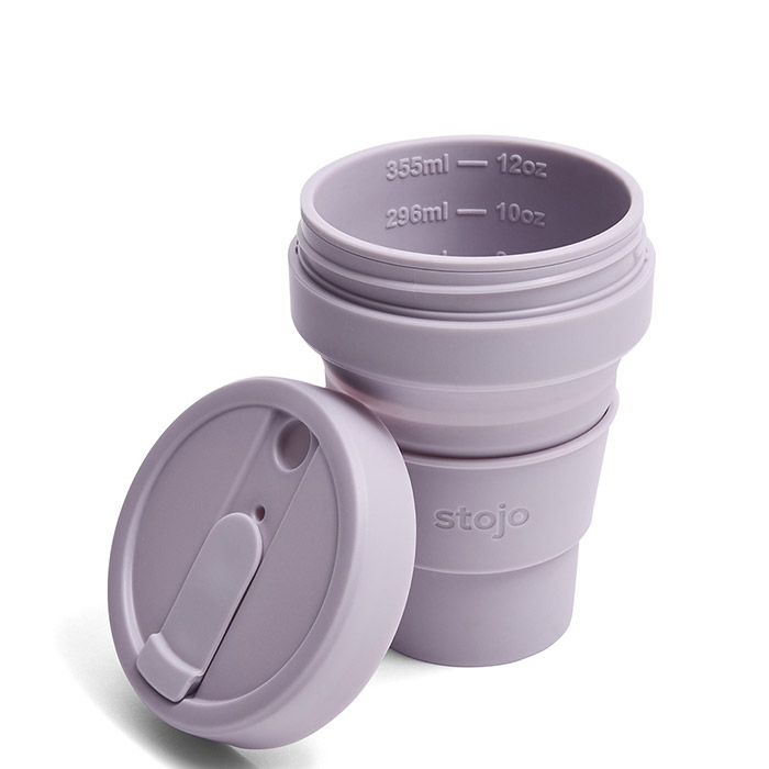 ストージョ　ポケットカップ　355ml　ライラック　/　stojo　※