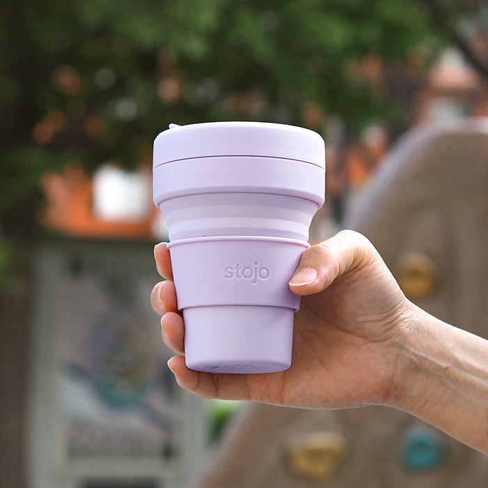 ストージョ　ポケットカップ　355ml　ライラック　/　stojo　※