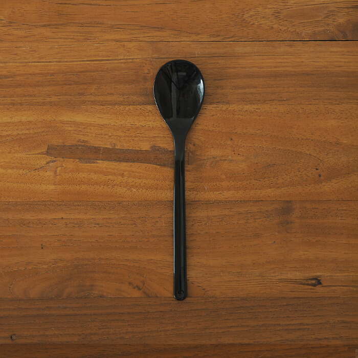 高桑金属　豆腐スプーン　TofuSpoon　maru　kuro　