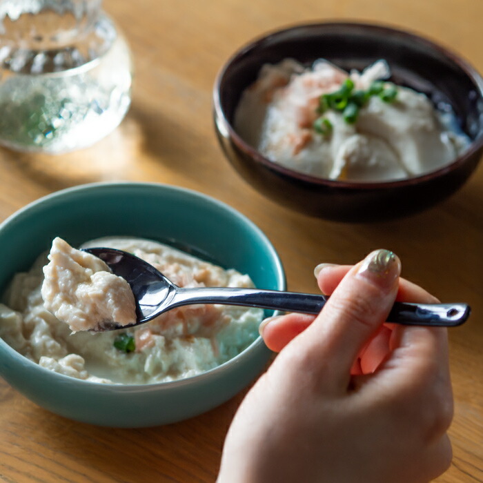 高桑金属　豆腐スプーン　TofuSpoon　maru　kuro　