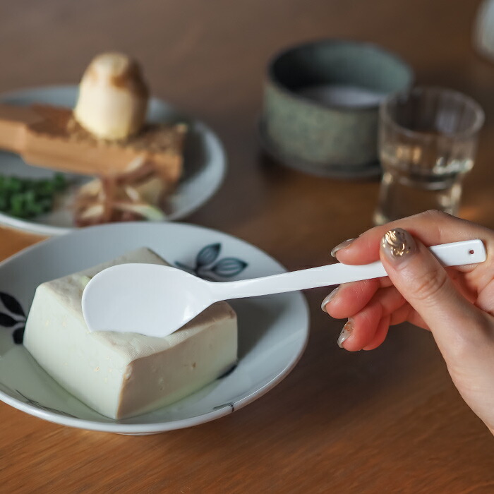 高桑金属　豆腐スプーン　TofuSpoon　kaku　shiro