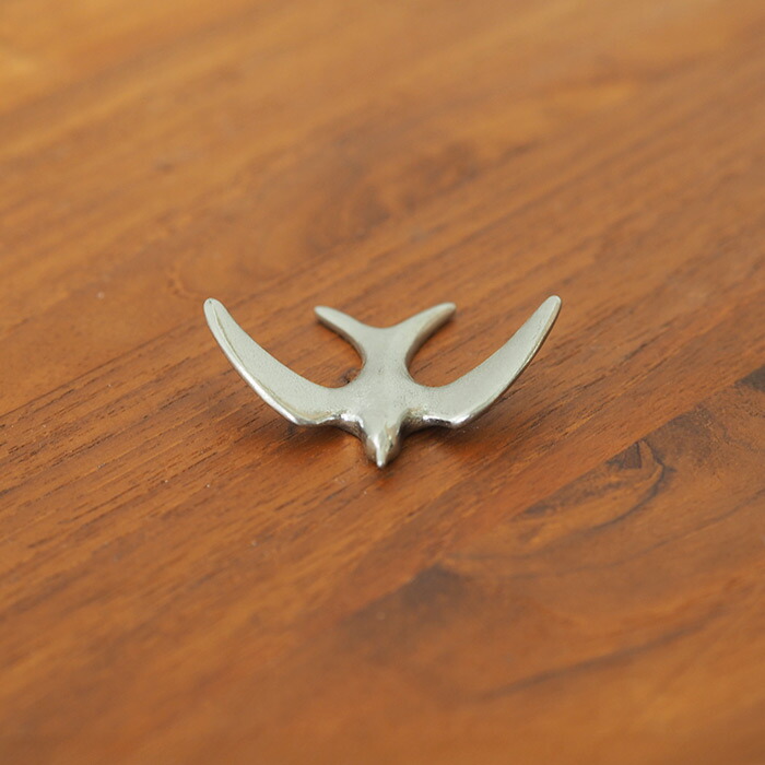 高桑金属　シンギングバード　スワロー　箸置き　シルバー　