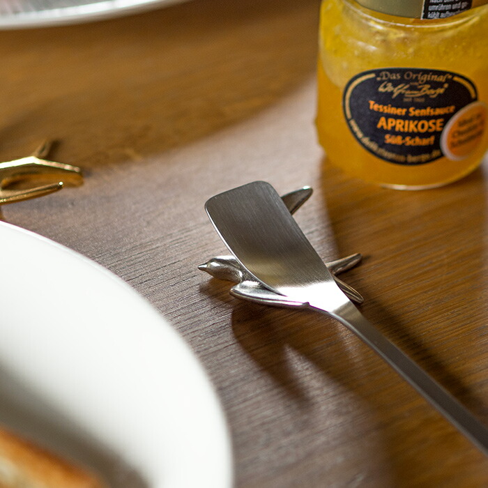 高桑金属　シンギングバード　スワロー　箸置き　シルバー　