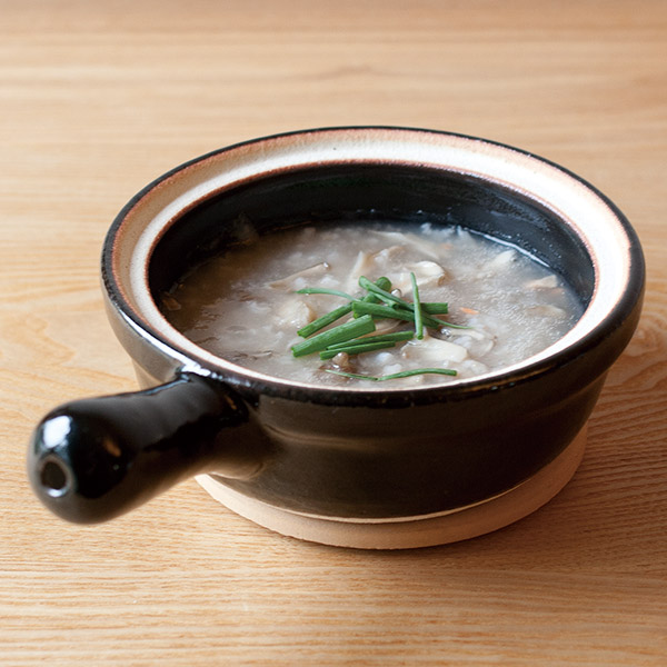 トウジキトンヤ 伊賀土 耐熱 片手雑炊鍋 黒 / TOJIKI TONYA