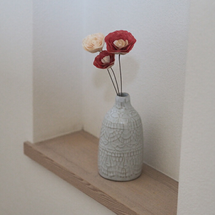 木のお花　かなばフラワー　季節のお花ミニ　三輪　/　土佐草木花