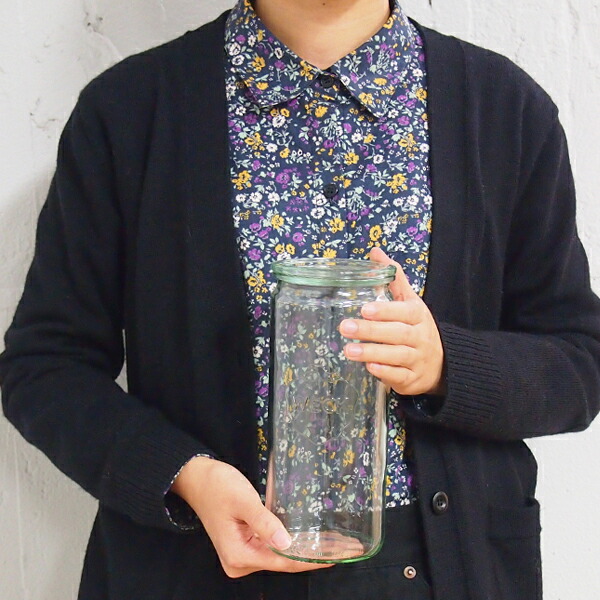 ウェック　ストレート　1000ml　口径Mサイズ　/　WECK