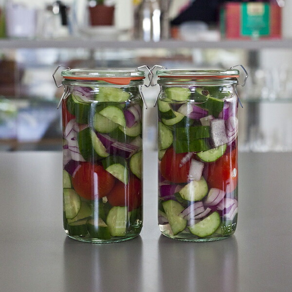 ウェック　ストレート　340ml　口径Sサイズ　/　WECK