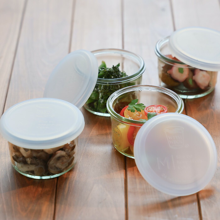 ウェック　ホームセット　（モールドシェイプ　170ml　4個）　/　WECK