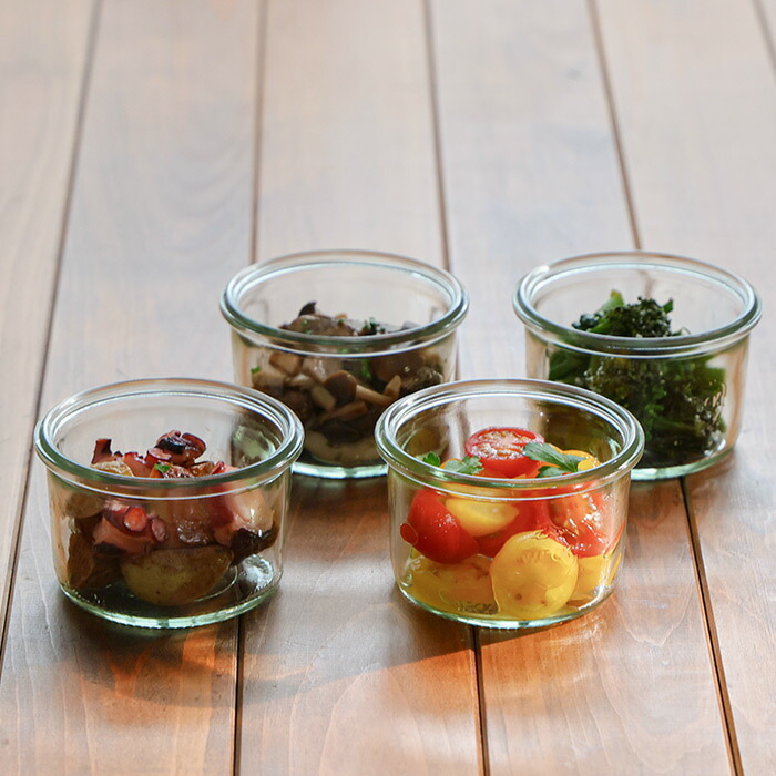 ウェック　ホームセット　（モールドシェイプ　170ml　4個）　/　WECK