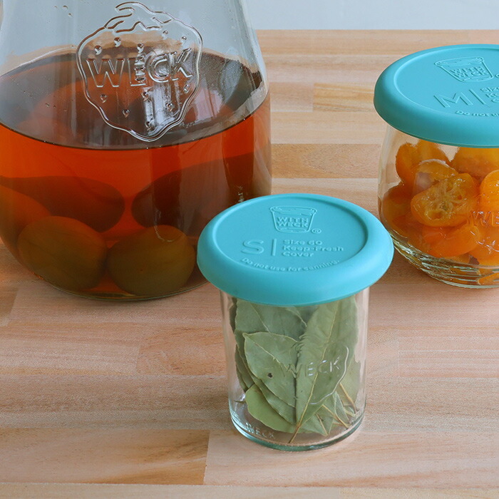 ウェック　シリコンキャップ　アンティークグリーン　S　/　WECK