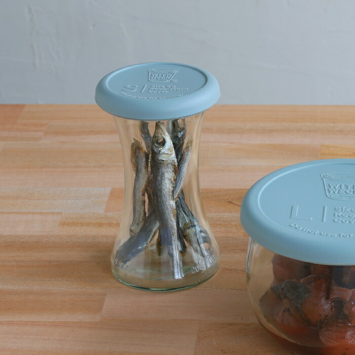 ウェック　シリコンキャップ　グレイッシュブルー　S　/　WECK